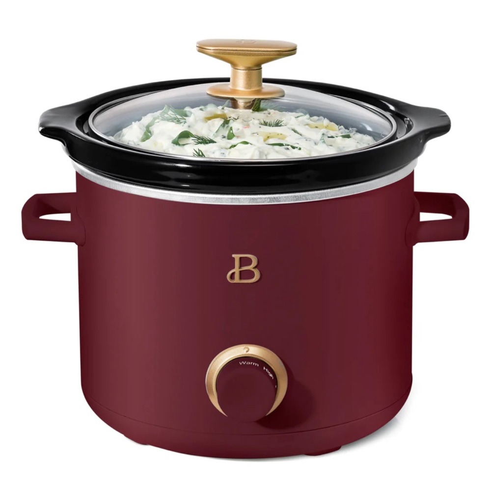 Beautiful Kitchenware® 2 qt Slow Cooker Merlot by Drew Barrymore